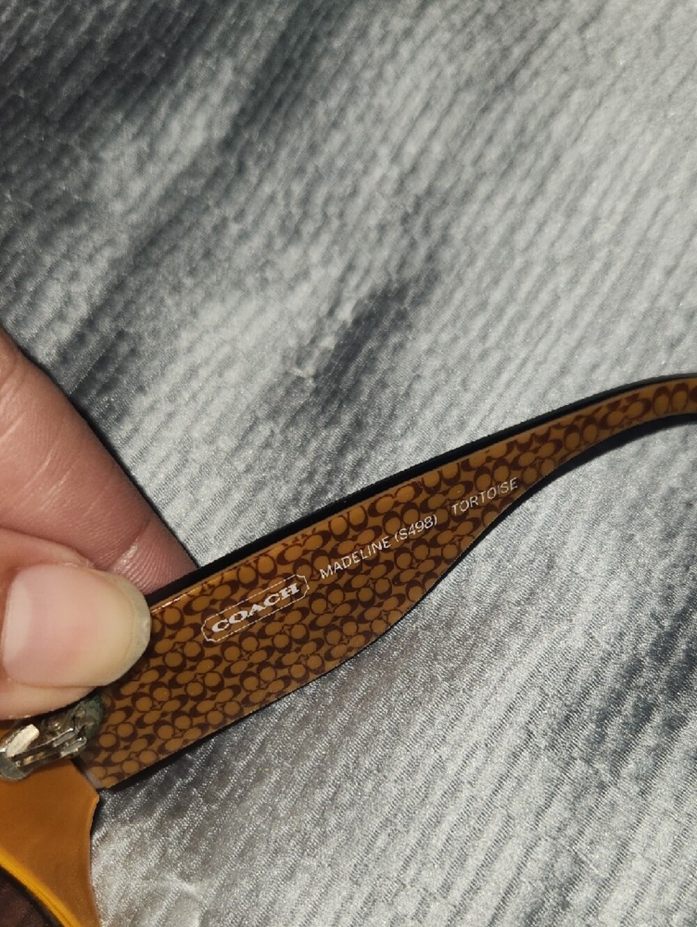 Coach Oversized Brown Gradient Sunglasses with Signature Case - Picture 3 of 7